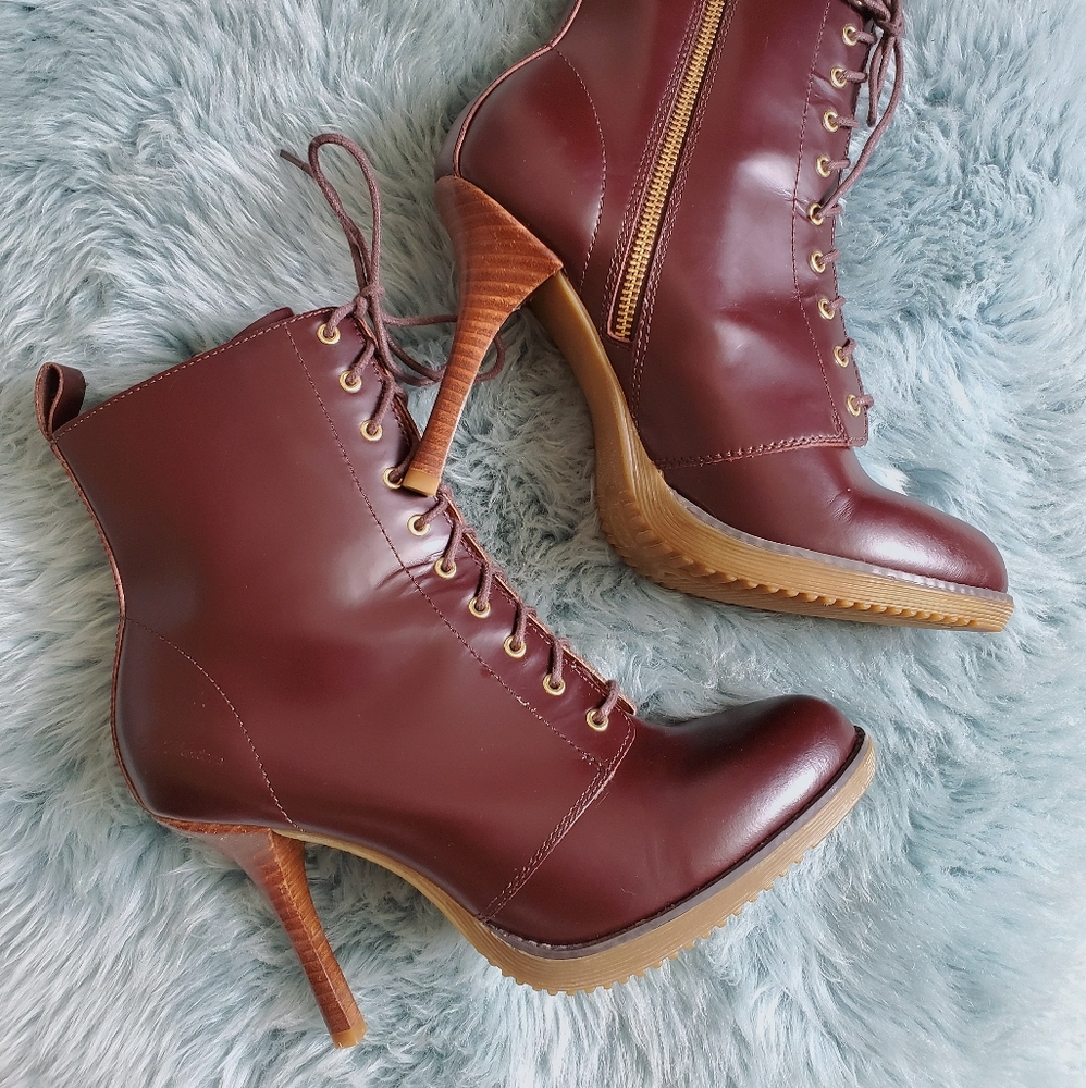 Dr Martens Kimora Zita Oxblood Stiletto Boots